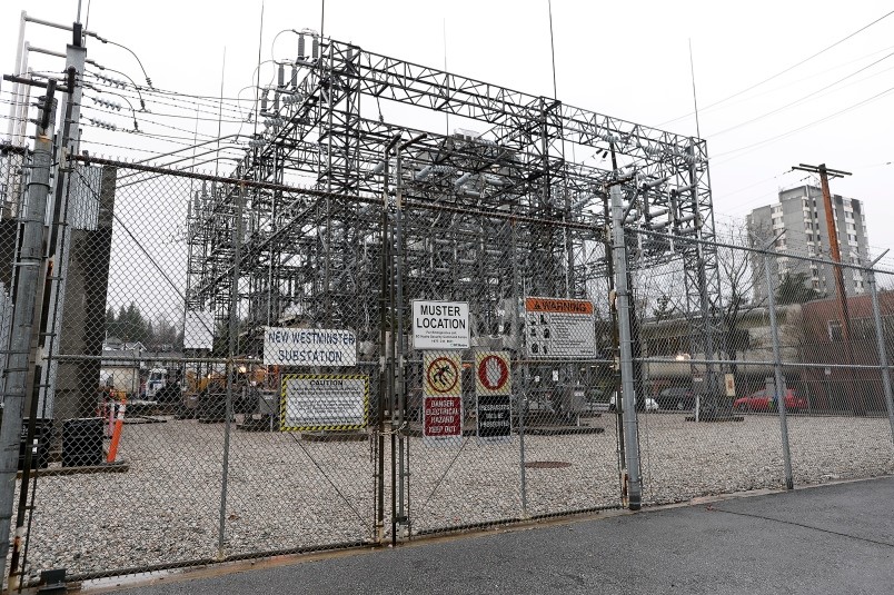 Electric utility power outage