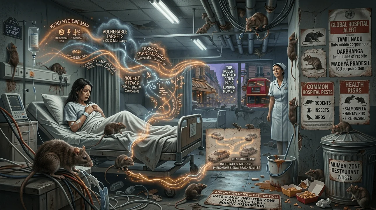 Hospitals riddled with rats