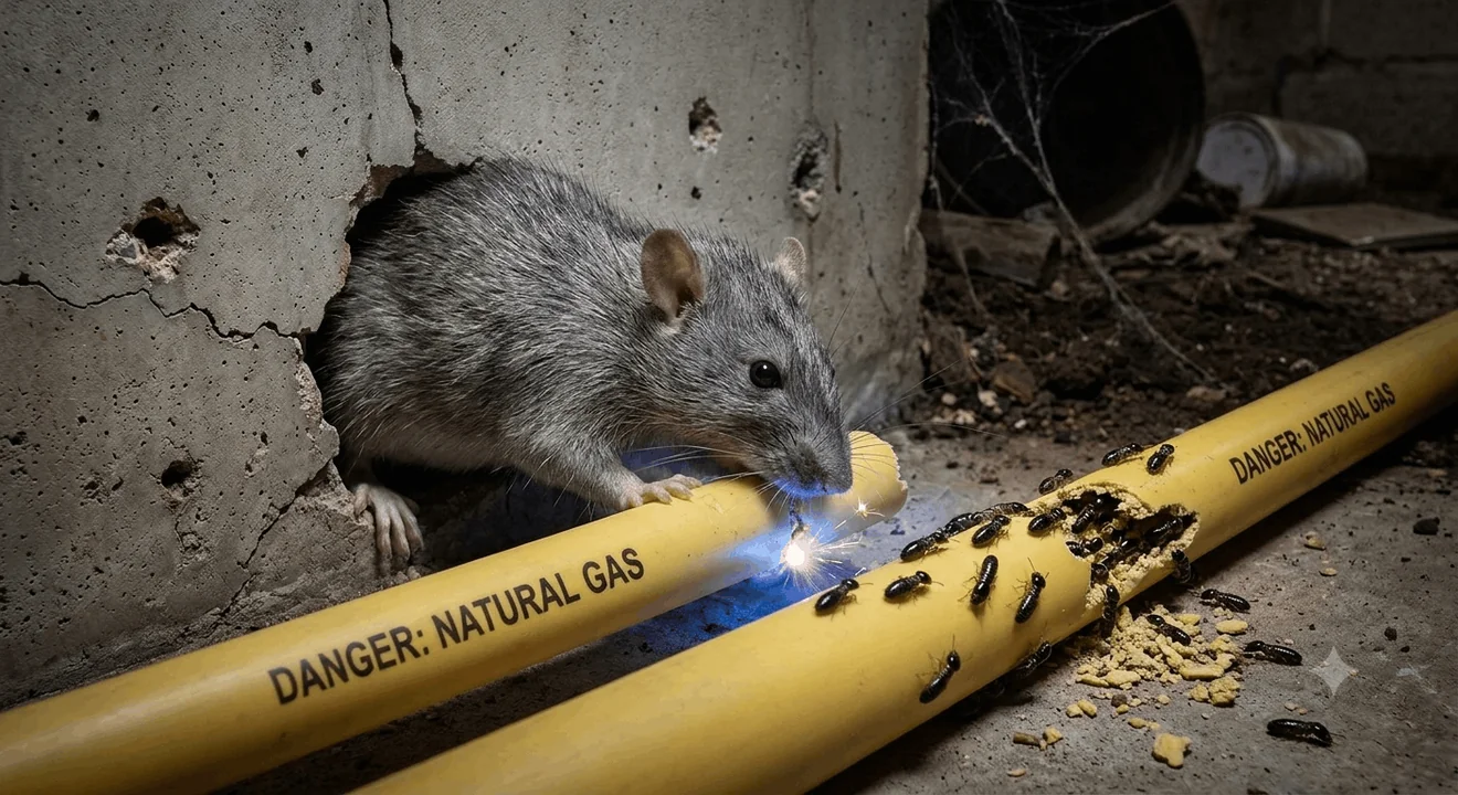Rodents and Insects - Threat to Gas Pipes