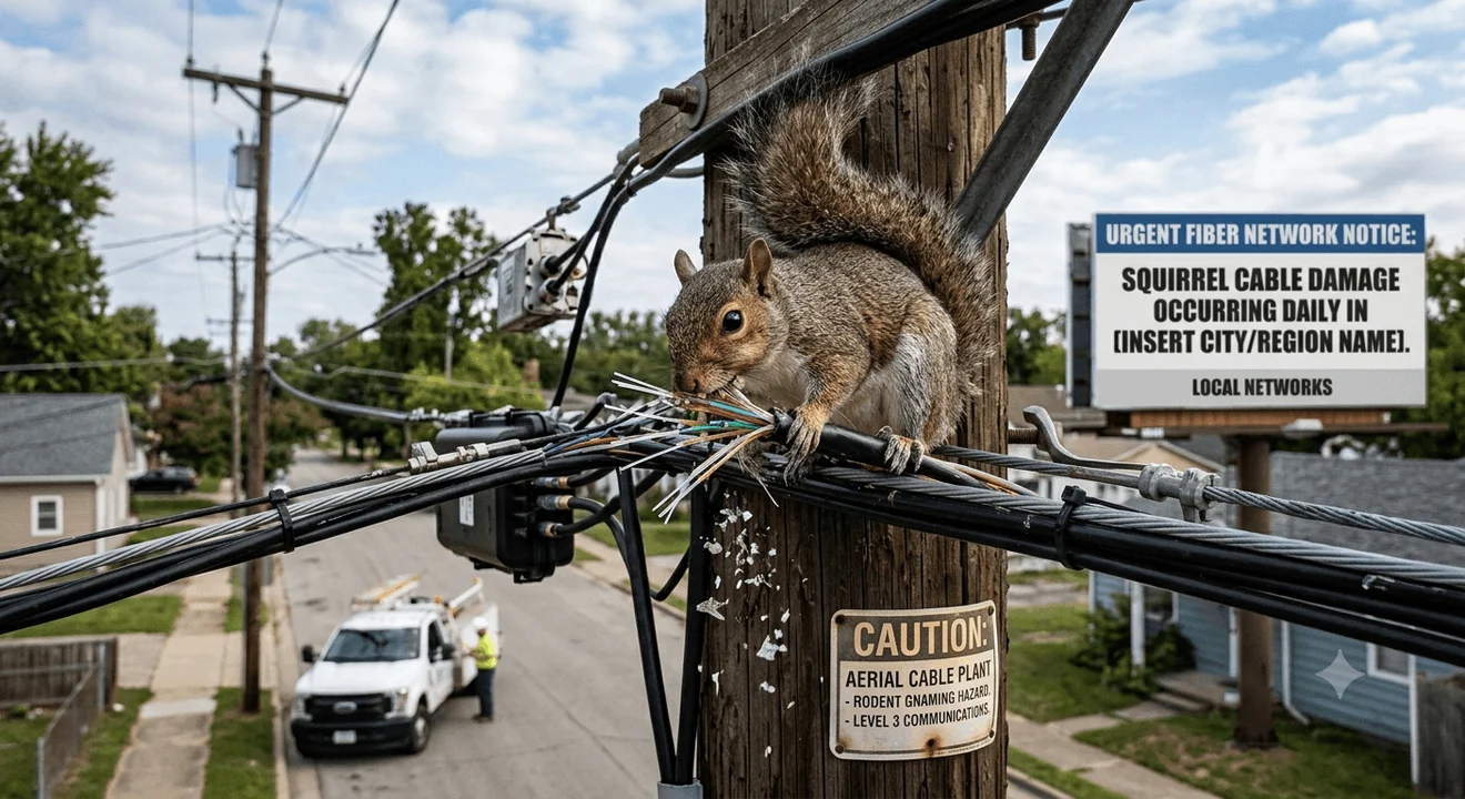 Unprecedented damage by a seemingly harmless rodent